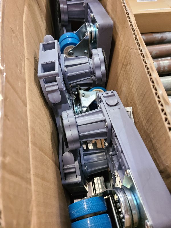 Photo 1 of 2025 Upgraded Double Fixed Rods, Heavy-Duty Adjustable Washer Stand with 4 Locking Wheels & 4 Strong Feet - Supports up to 880 lbs, Ideal for Washer, Dryer & Double-Door Fridge (27.5”-35.4”)