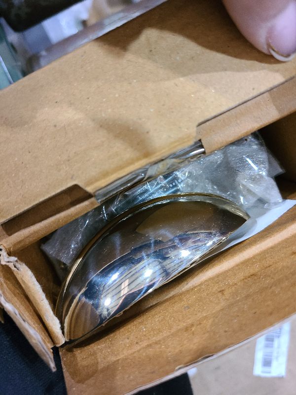 Photo 1 of 3 Inch Hole to Hole Drawer Pulls - 10 Pack - Cup Pulls for Cabinets and Drawers - White Cabinet Handles - Furniture, Kitchen & Hardware