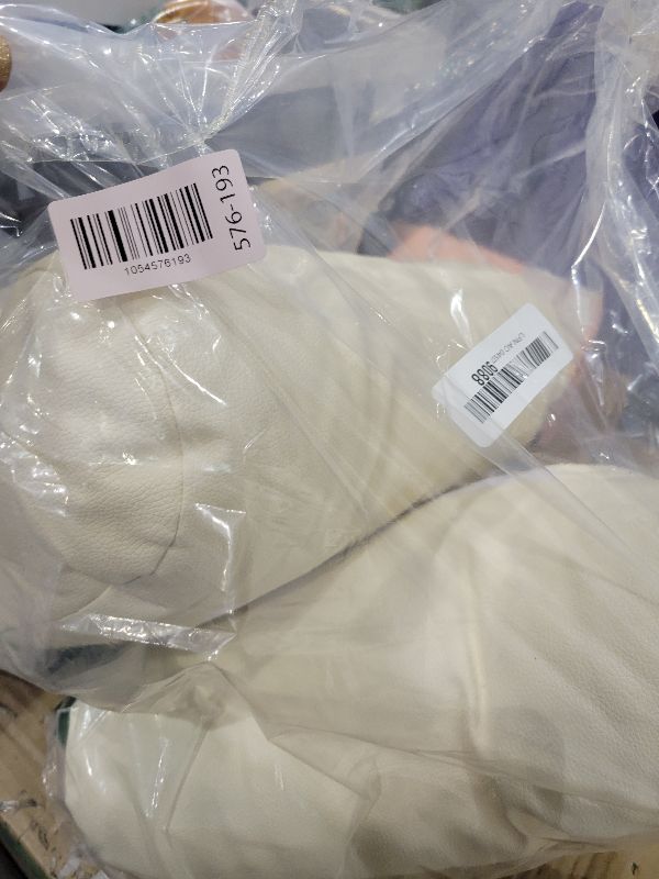 Photo 1 of 2PC Newborn Photography Butterfly Posing Pillow Basket Filler & Positioner for Babies DIY Newborn Professional Photography Prop White