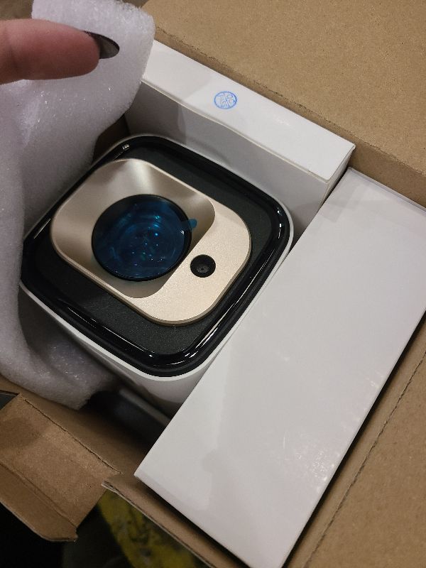 Photo 1 of ?Auto Focus&1080P?Magcubic Mini Smart Projector with 4K Support, Portable Projector with Wifi and Bluetooth, 5W Speaker, Built in Apps, Voice Control, Outdoor Movie Projector