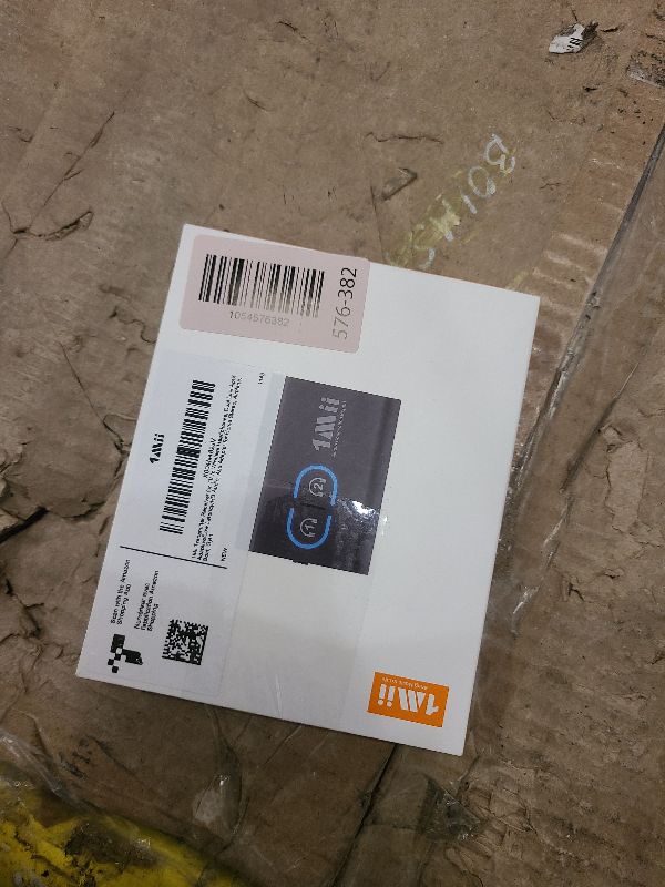 Photo 1 of 1Mii Bluetooth 5.3 Transmitter Receiver for TV to Wireless Headphones, Dual Link AptX Adaptive/Low Latency/HD Audio, Aux Adapter for Home Stereo, Airplane, Boat, Gym