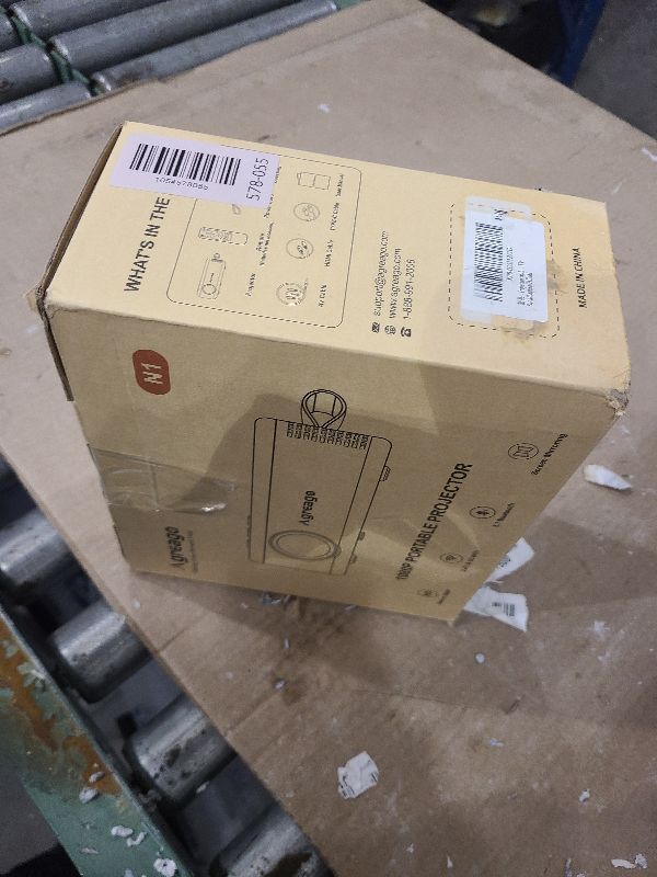 Photo 1 of 15000 Lumens Outdoor Movie Projector - Native 1080P HD Portable Projector with WiFi 6/Bluetooth 5.2, Compatible with iPhone, Android, Fire Stick, PS5, Xbox(USB-C Cable) ±15° Keystone