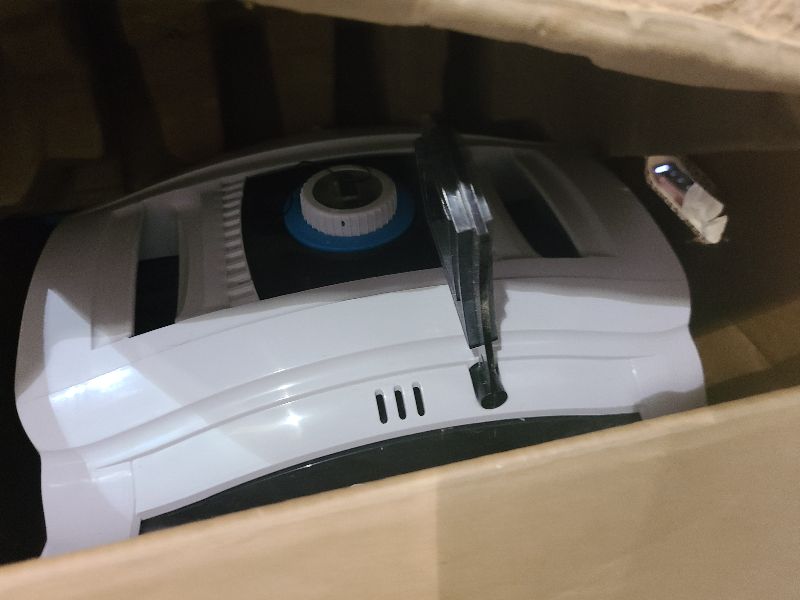 Photo 1 of (2025 Upgrade) Cordless Robotic Pool Vacuum for Above Ground Pools, 130-Mins Runtime Pool Cleaner with Self-Parking & 1300 Sq. Ft Coverage, Powerful Suction & 6600mAh (ice Blue)