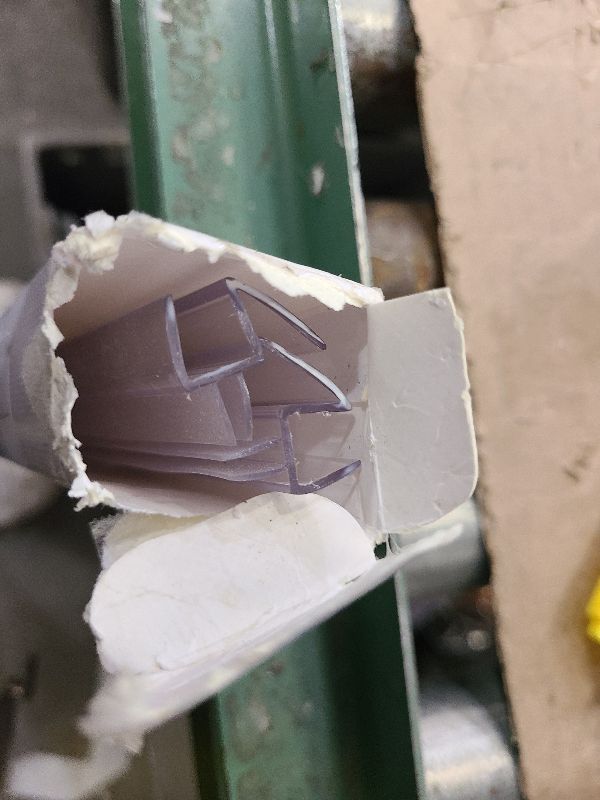 Photo 1 of 2-Pack Butecare Frameless Shower Door Bottom Seal for Glass Doors – Stop Shower Leaks and Create a Water Barrier (3/8” x 39”)