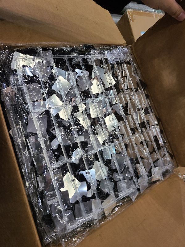 Photo 1 of 24 Pcs Black Shimmer Wall Backdrop Panels for Party Decoration,4 FT x 6 FT Black Sequin Backdrop for Birthday Graduation Anniversary Engagement