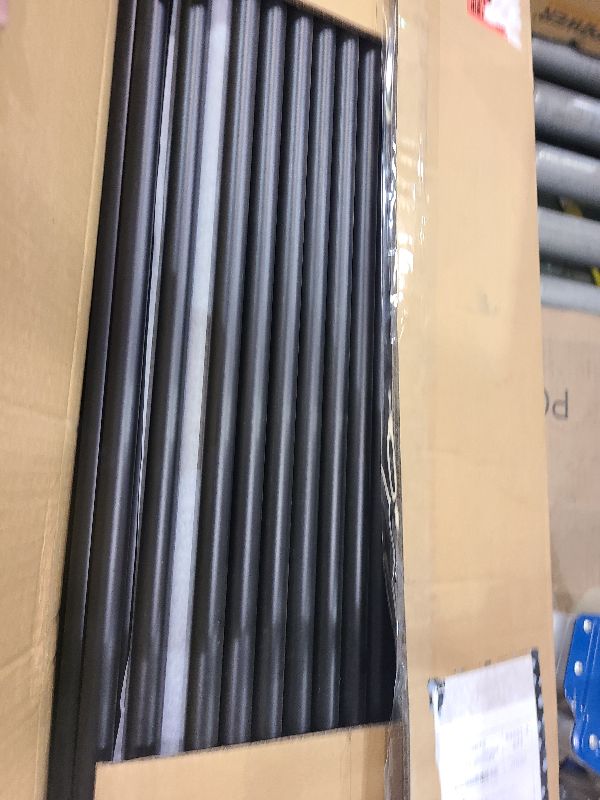 Photo 1 of 105 Pack 26 inch Aluminum Balusters for Deck Railing,Black Round Metal Spindles for Staircase,3/4" Diameter Hollow Deck Ballasters with Screws and Connectors for Railing Fencing Porch Stair Spindles