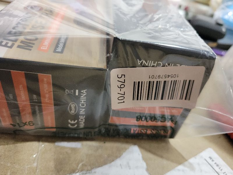 Photo 1 of 2 Pack of X-PEST Electronic Mouse Trap – Electric Mouse Trap Zapper for Indoor Use, Reusable Rodent Trap, No Touch No See, Effective Mice & Mouse Control (2, Black)