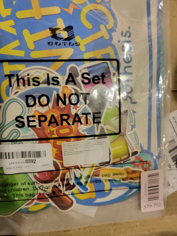 Photo 1 of 25 Pieces Science Bulletin Board Set, Multi Colors Science Theme Cutouts Science Board Posters Science Lab Card Decorations with Adhesive Dots for School, Classroom, Office, Chemistry Party Supplies