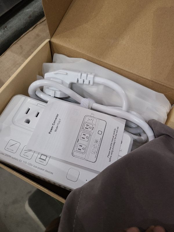 Photo 1 of 220v to 110v Travel Voltage Converter : International Universal Power Plug Adapter Outlet Converters US to Europe - High Power Hair Dryer Dual Voltage Step Down Plugs Transformer for European UK EU