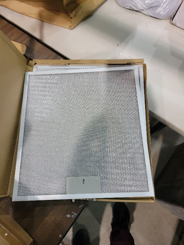Photo 1 of 2-Pack WA0575 Range Hood Filter 14.76"x13.39" Replacement Compatible with Vissani 30-inch Pyramid or Wall Mount Hood, 5-Layer Aluminum Mesh Grease Filter