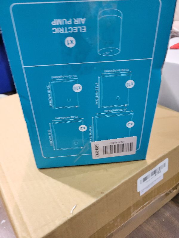 Photo 1 of 26 Pack Vacuum Storage Bags with Portable Rechargeable Wireless Electric Pump, Vacuum Seal Space Saver Bags for Clothing, Pillows, Blanket, Bedding, Comforters