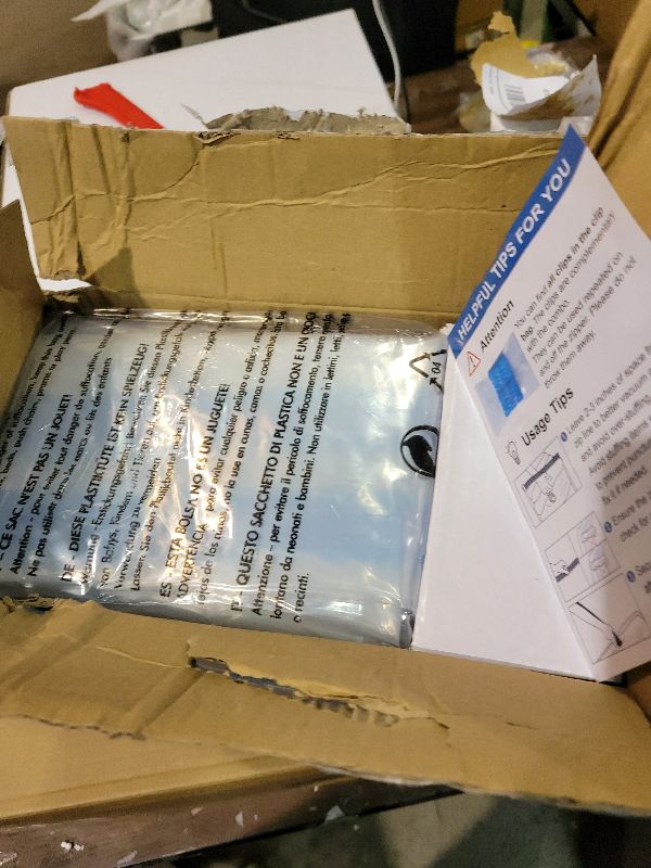 Photo 1 of 26 Pack Vacuum Storage Bags with Portable Rechargeable Wireless Electric Pump, Vacuum Seal Space Saver Bags for Clothing, Pillows, Blanket, Bedding, Comforters