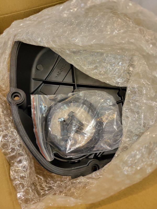 Photo 1 of Abodvu Aluminum Engine Timing Cover W/Gasket Compatible with VW Passat Beetle CC EOS Golf GTI Jetta Audi A3 A4 A5 A6 Allroad Q3 Q5,Timing Chain Cover Replacement for 06H103269C 06H103269H 06H103269G