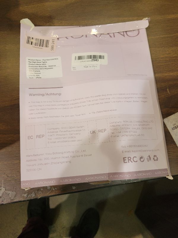 Photo 1 of Aaronano 2 Pairs Plus Size Control Top Pantyhose Ultra-High Waist Tights 40D Sheer Shaping Support Stockings(Natural,XL-XXL)