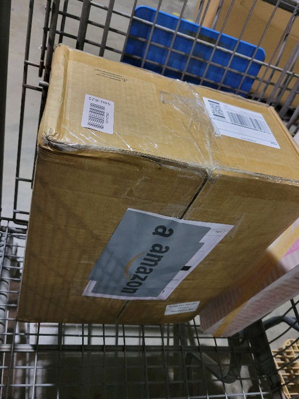 Photo 1 of 14FT Trampoline Replacement Safety Enclosure Net for 6 Straight Poles Round Frame Trampolines, Breathable and Weather-Resistant Trampoline Net with Adjustable Straps (Net Only) Blue