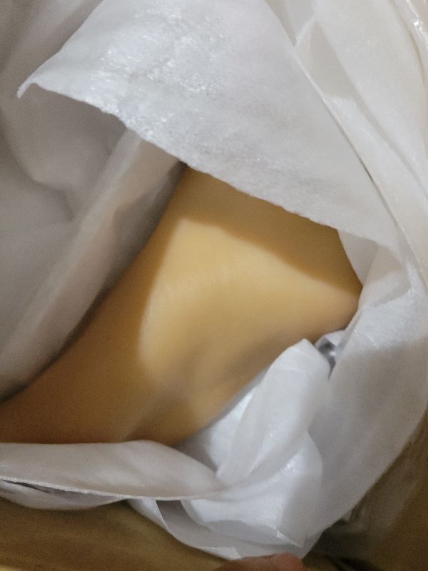 Photo 1 of 1 Pair Silicone Lifesize Male Mannequin Foot with Bone Realistic Silicone Feet Mannequin Display Jewerly Sandal Shoe Sock Display Art Sketch (Dark Color)