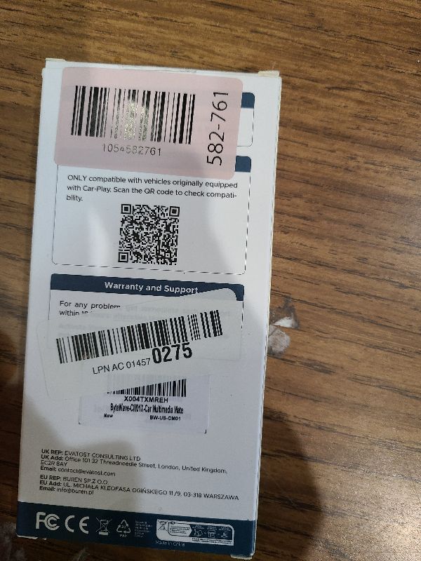 Photo 1 of 2-in-1 Wireless CarPlay Adapter & Car TV Mate Pro 2025 [Anti-Interference, Aluminum Case] Convert Wired to Wireless Apple Car Play or HDMI for TV Stick, Fit for 2016+ Cars, Christmas for Gift for Men