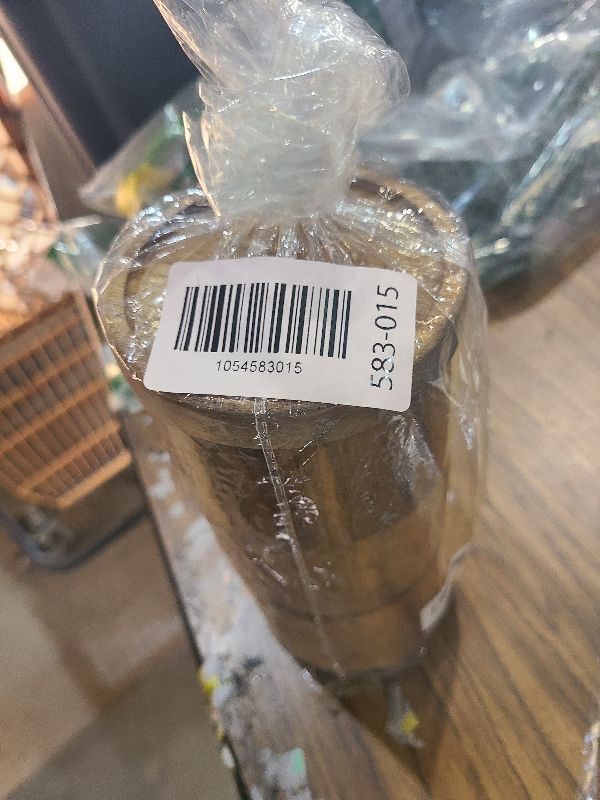 Photo 1 of Acacia Wood Salt Pepper Shaker Set Cellar 3 piece Stacking Spice Box