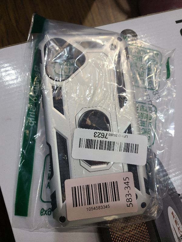 Photo 1 of 16 Plus Phone Case Silver with 360° Rotating Metal Ring Holder,Military Heavy Duty Protection Armor for iPhone 16Plus Shockproof Case