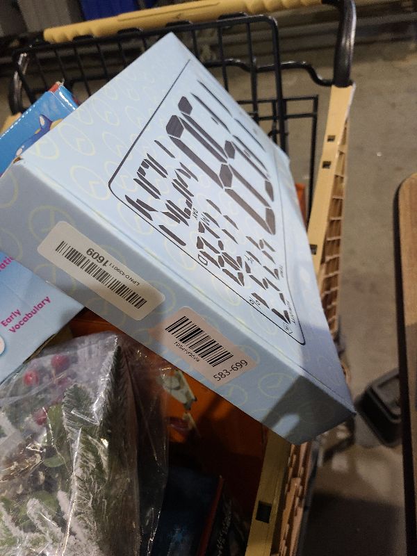 Photo 1 of 11 RGB Color Changes Large Digital Wall Clock/Bluetooth Auto Time Sync, Remote-Controlled Digital Wall Clock Large Display with Alarm/Timer Function, DST, Indoor Temperature/Humidity Display (18 inch)