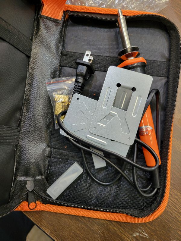 Photo 1 of 30 Pieces Electric Hot Knife Cutter Tools Multipurpose Knife Stencil Cutter Wooden Burning Tool with 2 Metal Stand, 16 Blades, 2 Chuck Sleeves for Cutting Carving Soft Thin Foam Cloth