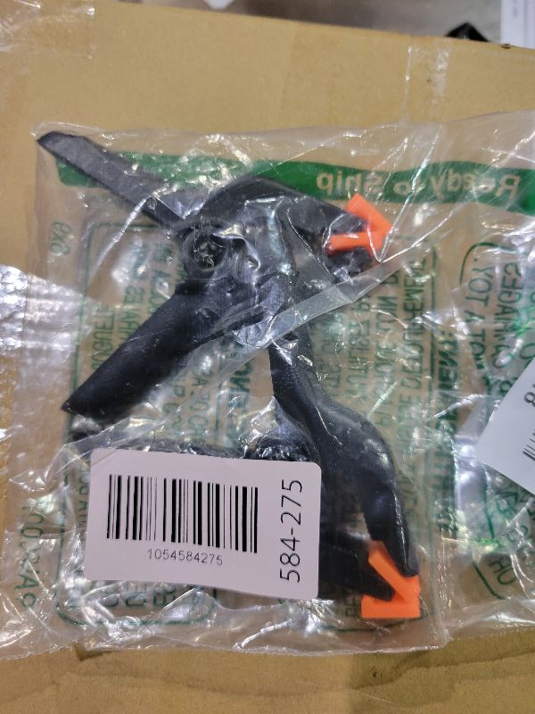 Photo 1 of 12 Pack Plastic Spring Clamps, 3.5inch Small Heavy Duty Clips for Crafts, Backdrop Stand, Woodworking, Photography Studios (Black)