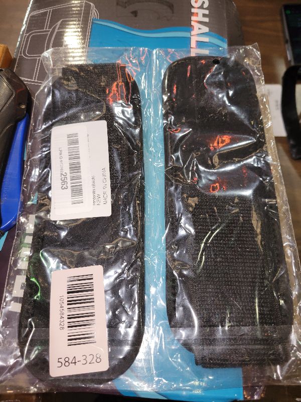 Photo 1 of 2 Pack Wrist Compression Strap and Support Adjustable Wrist Brace Carpal Tunnel for Men and Women Working out Wrist Pain Sprain Tendonitis (Black)