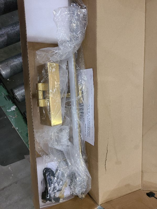 Photo 2 of GUIMUIZ Picture Lights for Wall Battery Operated, Rechargeable Light for Pictures with Remote & Timer, Gold Art Light for Paintings 24 Inch Wireless Dimmable Cordless Gallery Frame Lights with 3CCT