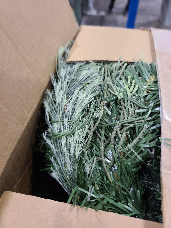 Photo 1 of 2 Pack 24 Inch Lighted Outdoor Christmas Tree with Dual Color LED Lights, Remote Control Battery Operated Pre-lit Pathway Urn Filler, Christmas Porch Decorations for Home, Porch & Yard