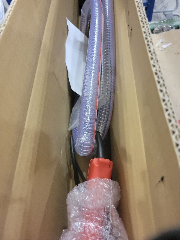 Photo 1 of 110V High-Power 2480W Electric Liquid Transfer Pump - 91cm Stainless Steel Tube 2m Steel Wire Hose - for Slightly viscous liquid,Lube Oil, Water, Antifreeze - electric fuel transfer pump