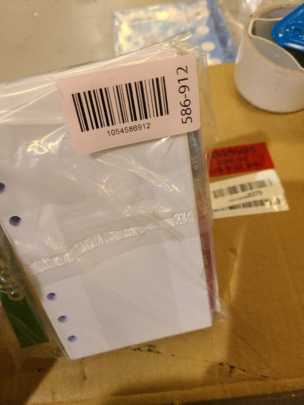 Photo 1 of 2026 Weekly & Monthly Planner Refills for A6 6-Ring Binders, Jan 2026 - Dec 2026, Forvencer 6-Hole Punched Planner Inserts with Colorful Monthly Tabs, Pocket Calendar Organizers, 3-3/4" x 6-3/4"
