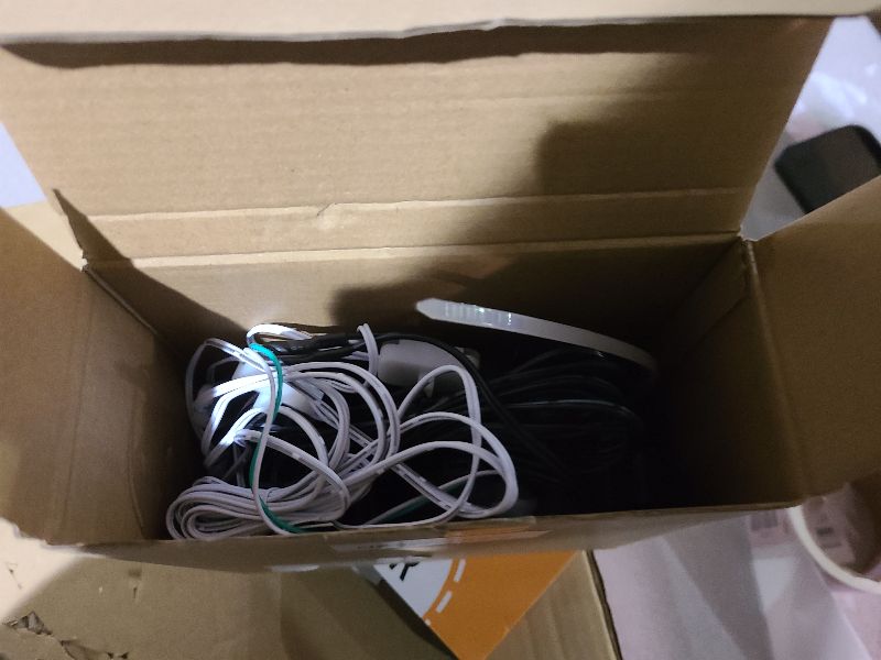 Photo 1 of 12V 1.2A Inflatable Replacement Motor for 5-9FT Halloween Christmas Inflatables Air Blower Fan with 5 LED Light 1.5A Adapter Outdoor Blow Up Fan Parts Inflatables (White Lights 5 LED, 12V 1.2A)