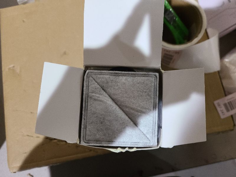 Photo 1 of 24-Pack Cat Water Fountain Replacement Filter Fit for Petsafe Premier, Outlast Pumpless, Ion-X & Viva Pet Water Fountain, Double Filtration, Square (Black)