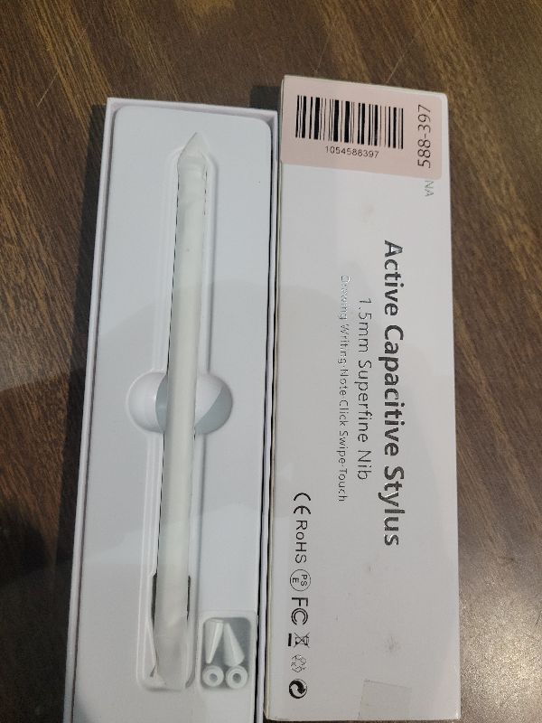 Photo 1 of ???Stylus Pen for iPad 2018-2024 with Palm Rejection, Active Pencil for iPad 10th/9th/8th/7th/6th Generation, for iPad Pro 11/12.9 inch, for iPad Air 5th/4th/3th Gen, for iPad Mini 6th/5th Gen (White)
