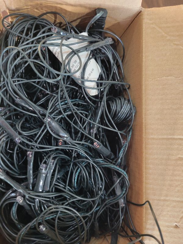 Photo 1 of 12ft x 5ft 360 LED Christmas Net Lights, 8 Modes Waterproof With Timer Low Voltage Connectable Mesh Lights for Trees, Bushes, Shurb, Garden, Outdoor Decoration(2 Pack, Green Wire, Multi-colored)