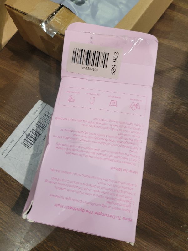 Photo 1 of 14 Inch Ponytail Extension - Wavy Pony Tails Hair Extensions, Claw Clip Ponytail Extension, Synthetic Hair Extensions Ponytail, Clip on Ponytails for Women (Light Brown With Beige Highlights)