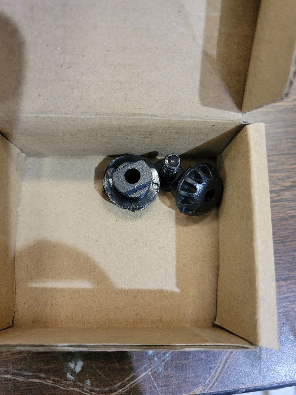 View 2 of 2 Pcs Replacement Black Bolts w/Grommets Fits Lazy Boy La z boy Rocker Recliner Leg Rest Foot Rest Scissor Insert Grommet?This is a Unique Threadless self-Tapping Strong self-Locking Design!
