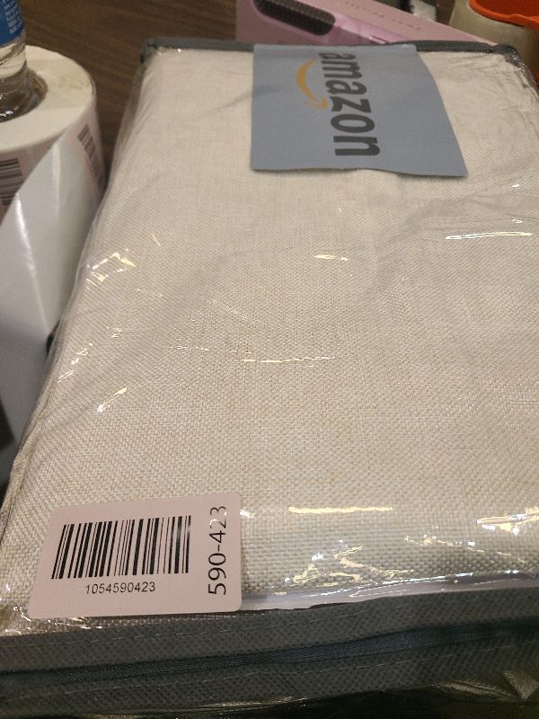 Photo 1 of 100% Blackout Shield Linen Look Textured Pinch Pleated Curtains Blackout Drapes 90 Inch Long 2 Panels Set, Faux Linen Blackout Curtains for Bedroom & Living Room, 40" W x 90" L, Cream