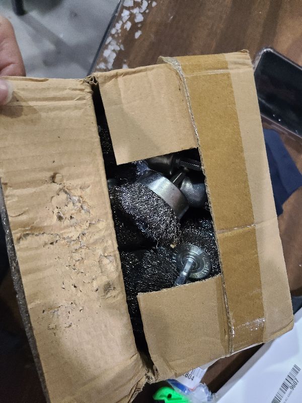 Photo 1 of 30 Pack Carbon Steel Wire Wheel Brush, Rocaris Cup Brush, Wheel Brush, Pen Brush Set with 1/4-Inch Hex Shank for Rust Removal, Corrosion and Scrub Surfaces