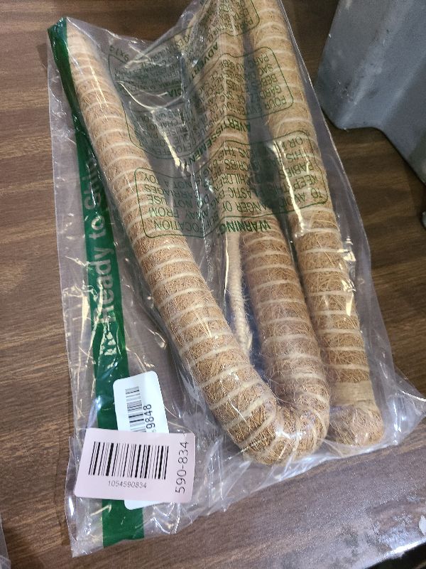 Photo 1 of 2 Pack 25" Moss Pole, Bendable Moss Pole for Plants Monstera, Moss Poles for Climbing Plants Indoor, Handmade Coco Coir Plant Pole Sticks Support Stakes for Potted Plants