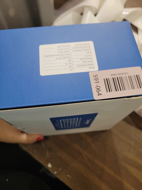 Photo 1 of 2K Indoor Security Camera-Baby Monitor with 2.4G WiFi Camera and Audio, Siren/Night Vision for Home/Pet/Nanny/Cat, 24/7 SD Card Storage, Cloud (Optional), Compatible with Alexa & Google Home, D1 2P