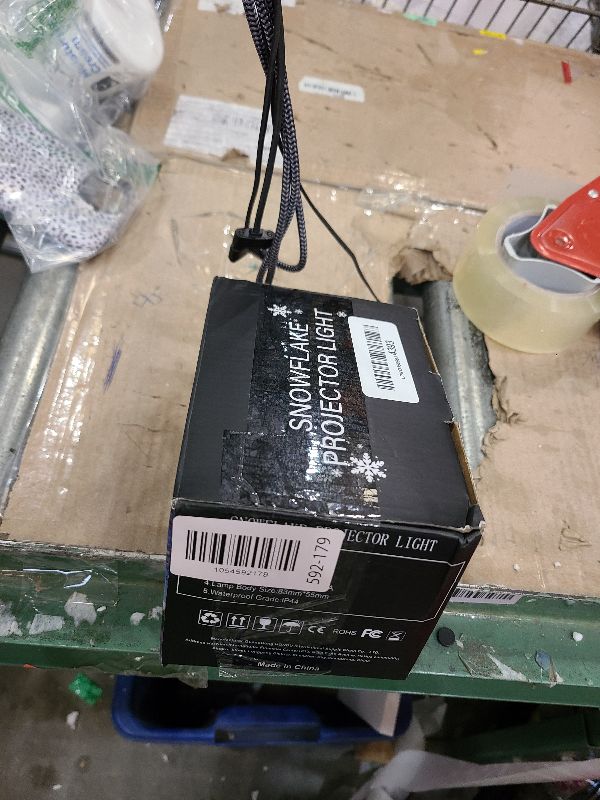 Photo 1 of ?LILNIAGY Christmas Decorations Outdoor Christmas Projector Lights Snowflake Projector, IP65 Waterproof & Adjustable Christmas Lights for Outdoor Christmas Decorations Home Party Garden Xmas Decor