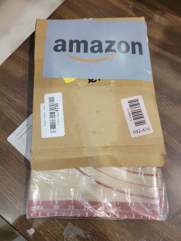 Photo 1 of 26x16 Inch Extra Thick Silicone Baking Mat with Measurements, Non-slip and Reusable - For Cookies, Bread, Pastry