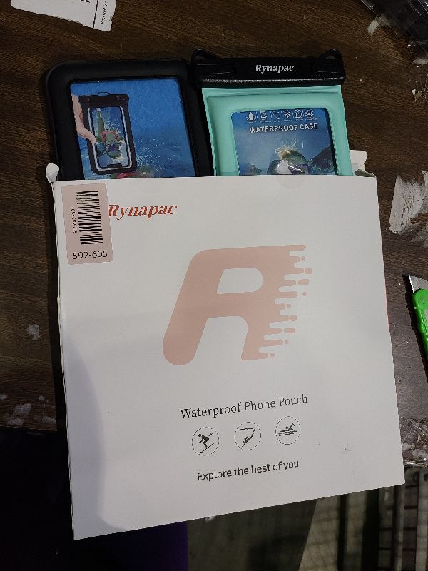 Photo 1 of [Up to 8.5''] Floating Waterproof Phone Pouch 2 Pack, IPX8 Double Space Waterproof Phone Case with Lanyard for iPhone 17 16 15 Pro Max, Galaxy S25 Ultra, Cellphone Dry Bag Beach Cruise Ship Essentials