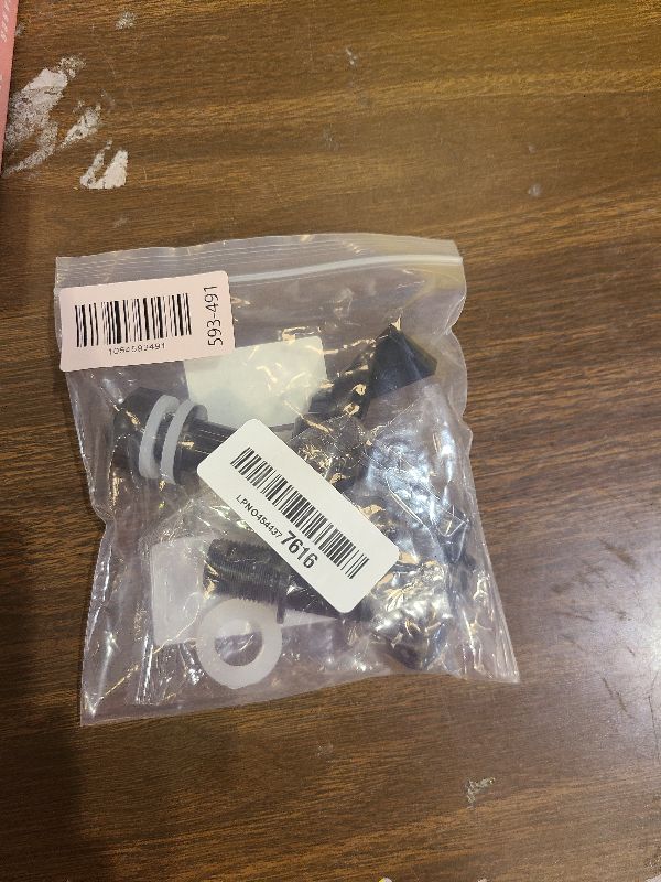 Photo 1 of 2 Pcs Replacement Cooler Faucet, Reusable Spigot Spout Water Beverage Lever Pour Dispenser Valve Water Crock Water Tap, BPA Free Plastic Water Spigot (Black)