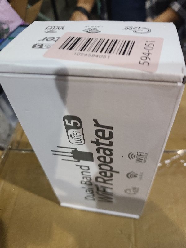 Photo 1 of 12880 Sq.Ft WiFi Extender Signal Booster, 1200Mbps WiFi Repeater, 105-Device Support, Simple Install, WiFi Extender with Wide Compatibility