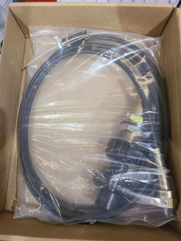 Photo 1 of 10FT Vernier Adjustable Lock Cable VCGTX10, Heavy Duty Vernier Locking Throttle Cable 10 FT Black Locking Adjustable Heavy Duty Vernier Control Cable