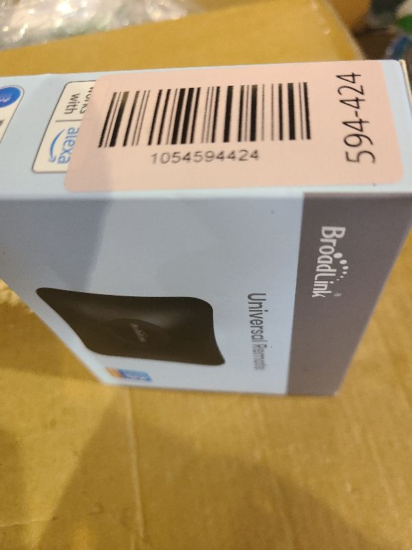 Photo 1 of BroadLink RM4 pro IR and RF Universal Remote, All in One Hub Code Learning Wi-Fi Remote Control for TV Air Conditioner STB Audio, Curtain Motor, Works with Alexa, Google Home, IFTTT