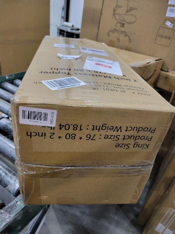 Photo 1 of 2 Inch King Memory Foam Mattress Topper, Cooling Gel Bed Topper with Removable Cover, Soft & Pain Relief & Breathable, CertiPUR-US & Oeko-Tex Certified