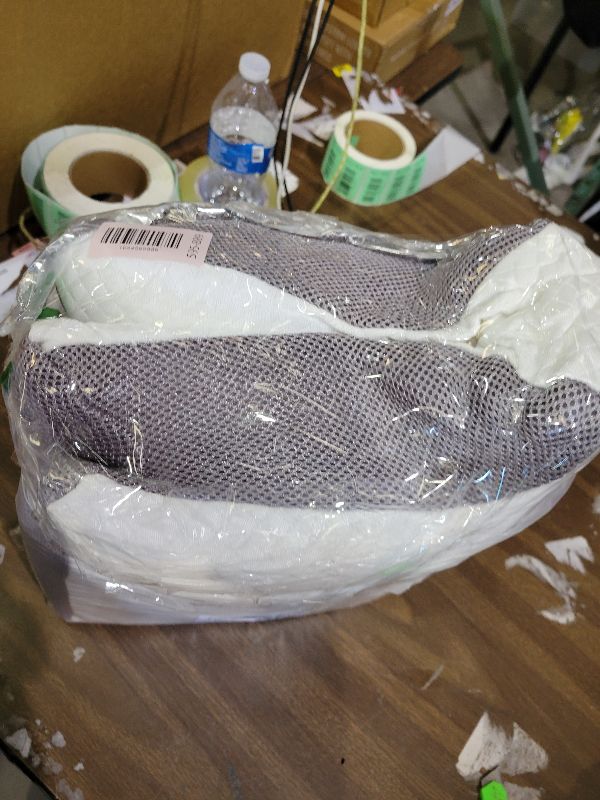 Photo 1 of 2025 Upgrade Neckhaven Pillow, Neckhaven Pillow Hospitality Collection, Memory Foam Ergonomic Cervical Neck Pillows with Cooling Cover for Neck Pain Relief Side Back Stomach Sleeper (White Grey)